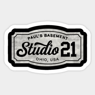 Studio 21 Paul basement Sticker